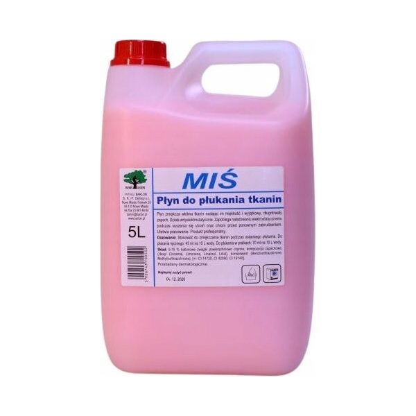 Barlon Miś - Płyn do płukania, różowy - 5 l 13405249 5906743700502