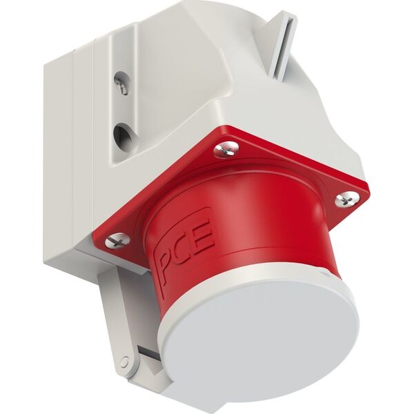 PCE Wtyczka odbiornikowe (stała) z klapką 32A 400V 3P+Z+N IP44 13427336 9003399959950