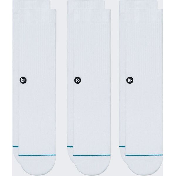 Stance Skarpety Stance Icon Crew 3 pary White 13461344 190107236492