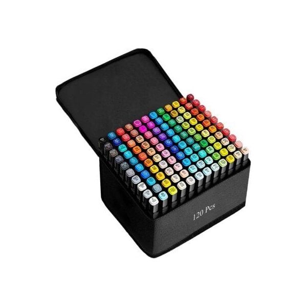 ExtraLink Extralink | Zestaw markerów alkoholowych | flamastry, mazaki, pisaki, 120 sztuk 13468915 5906168631238