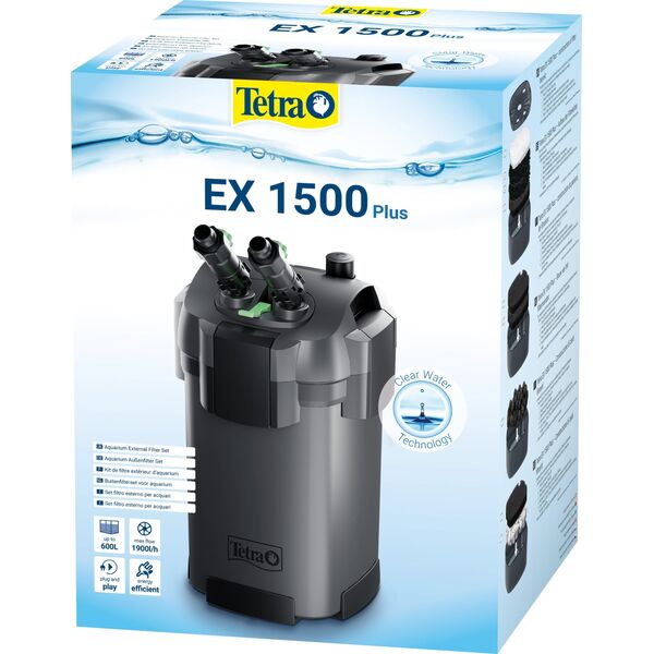 Tetra TETRA EX 1500 Plus-filtr zewnętrzny  do akw.o pojemnośc 300-600l 13490639 4004218302785