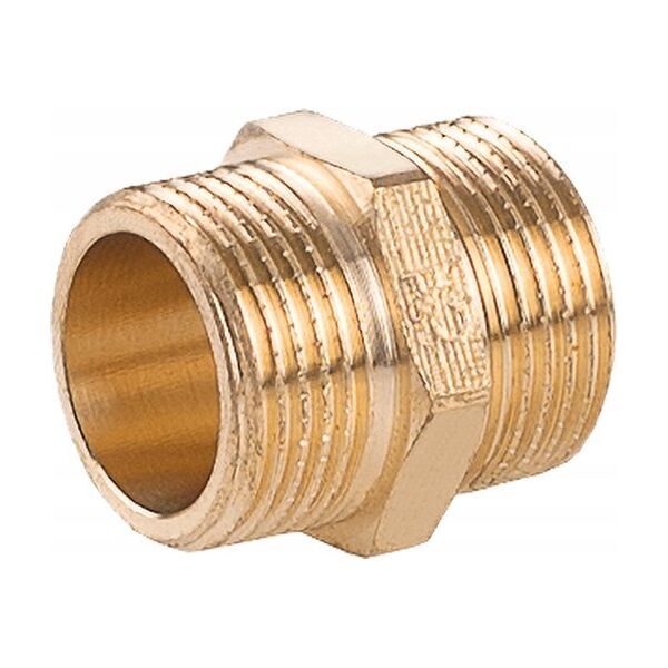 Perfexim Nypel mosiądz 3/8" wzmocniony PHA-304 G3/8 ZZ PN16 [25/600] 13492716 5902626299736