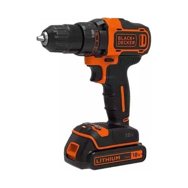 Wiertarka Black+Decker BLACK+DECKER WKRĘTARKA 18V BDCDD186B 40Nm 2x1,5Ah 13493487 5035048641095