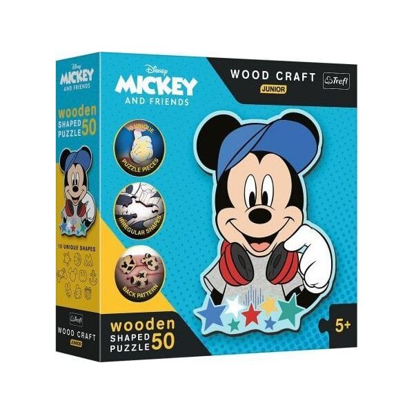 Trefl PUZZLE 50 Drewn.Disney W świecie Mickey 20199 13524351 5900511201994