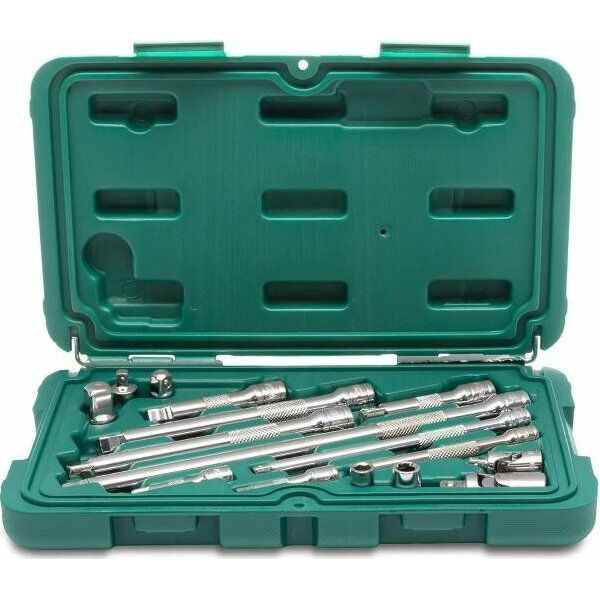 SATA SATA ZESTAW 16 CZĘŚCIOWY AKCESORIÓW I PRZEDŁUŻEK 1/4", 3/8" 13558151 7891645166441