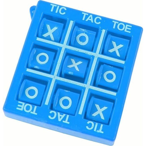 LeanToys Gra Kółko i Krzyżyk 4,5 cm Niebieska 13675116 5905679075487