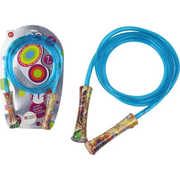 LeanToys Zestaw Sportowy Niebieska Świecąca Skakanka 2,1M 13675406 5905884451106