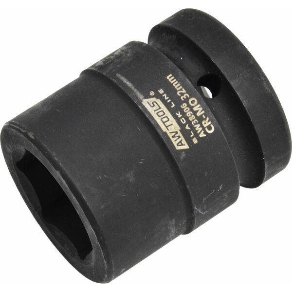 AWTools AWTOOLS NASADKA UDAROWA SZEŚCIOKĄTNA 1"  KRÓTKA 33mm BLACK LINE 13683725 5903678619848