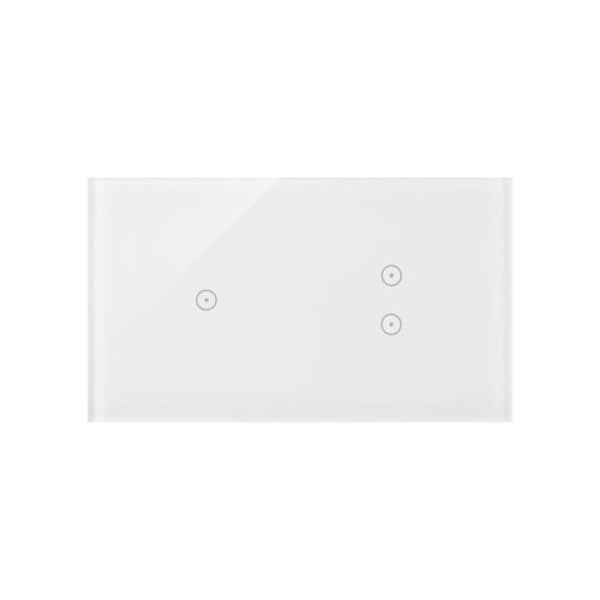 Kontakt-Simon Panel dotykowy Kontakt-Simon 54 Touch DSTR213/70 dwa moduły jedno pole dotykowe dwa pola dotykowe pionowe biała perła 13684791 5902787858629
