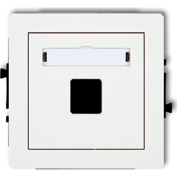 Karlik Mechanizm gniazda multimedialnego pojedynczego bez moduły Karlik Deco DGM-1P 13684863 5901832002048
