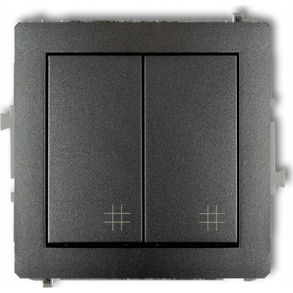 Karlik Mechanizm łącznika podwójnego krzyżowego Karlik Deco 11DWP-66 grafitowy 13684975 5903672004992