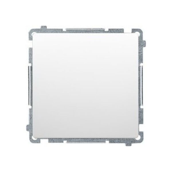 Kontakt-Simon Łącznik schodowy Kontakt-Simon Simon Basic BMW6A.01/X/11 bez piktogramu moduł 16AX 250V~ zaciski śrubowe biały 13684978 5902787868024