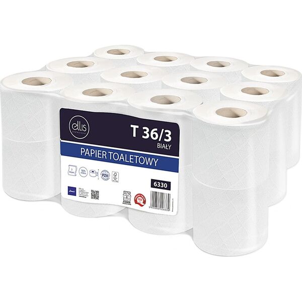 Ellis Papier toaletowy Ellis 36m 3w celuloza biały (24) 13720704 5900848006330