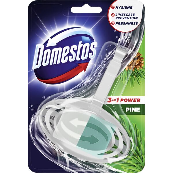 Chemia Kostka toaletowa DOMESTOS Pine, w koszyku, 35g 13757078 8720182788535