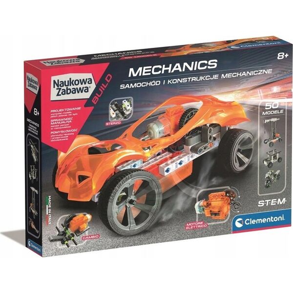 Clementoni Clementoni Naukowa zabawa. Laboratorium mechaniki. Samochód 50872 13813811 8005125508723