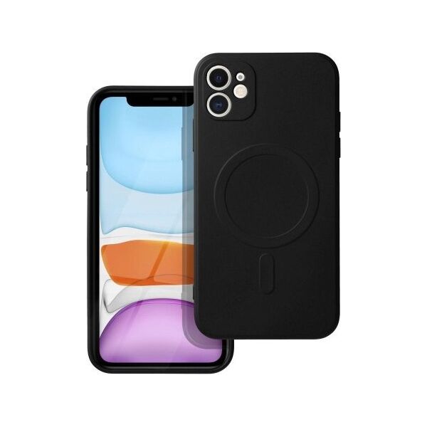 OEM Futerał SILICONE MAG COVER kompatybilny z MagSafe do IPHONE 11 czarny 13843656 5903396162237