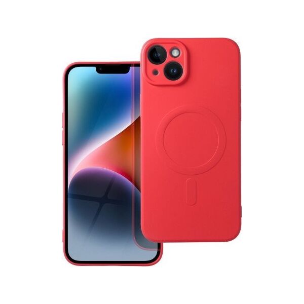 OEM Futerał SILICONE MAG COVER kompatybilny z MagSafe do IPHONE 14 Plus czerwony 13843843 5903396179181