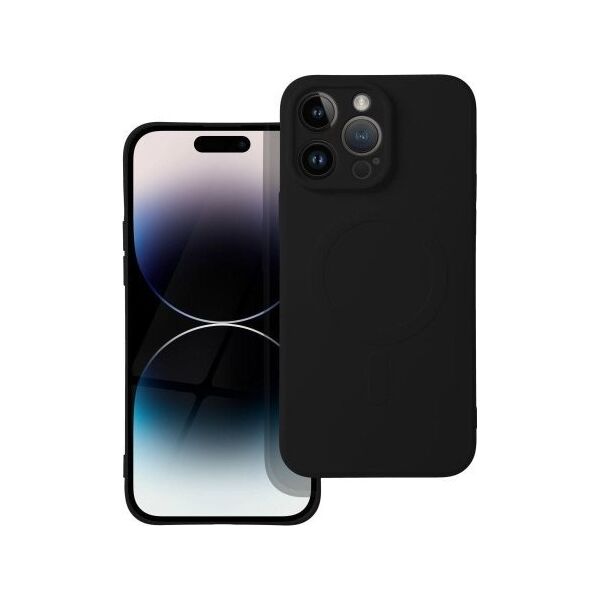 OEM Futerał SILICONE MAG COVER kompatybilny z MagSafe do IPHONE 14 Pro Max czarny 13843848 5903396179020