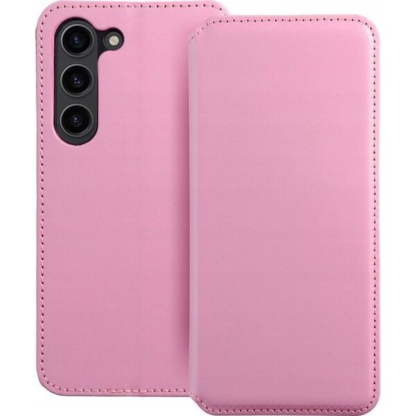 OEM Kabura DUAL POCKET Book do SAMSUNG S24 Ultra jasny różowy 13845008 5903396231391