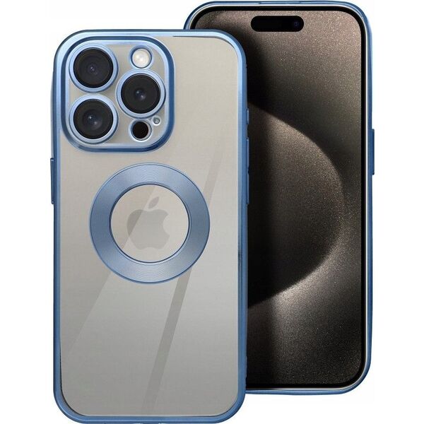 OEM Futerał GLAM do IPHONE 15 Pro Max niebieski 13846469 5903396297526