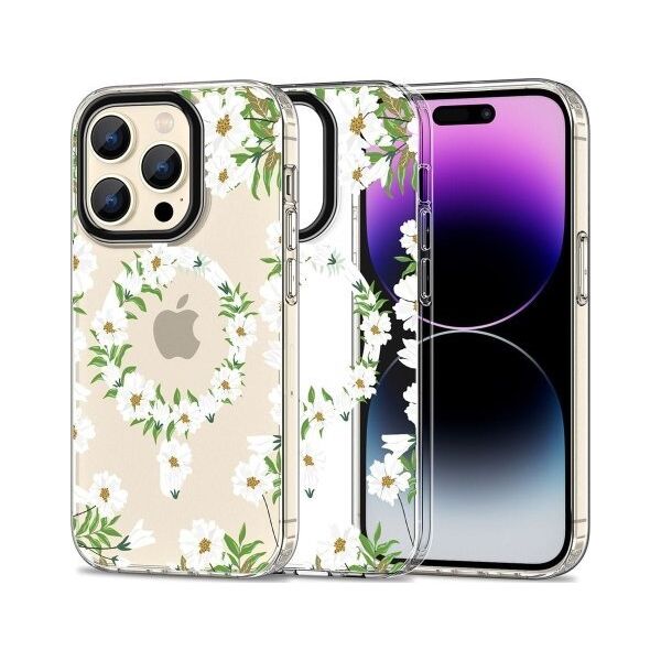 Tech-Protect TECH-PROTECT MAGMOOD MAGSAFE IPHONE 15 PRO MAX WHITE DAISY 13847092 9319456605402