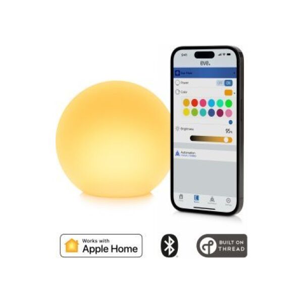 Lampa stołowa Eve Systems GmbH Eve Flare - przenośna lampka LED sterowana aplikacją (technologia Thread) 13848230 4260195392090
