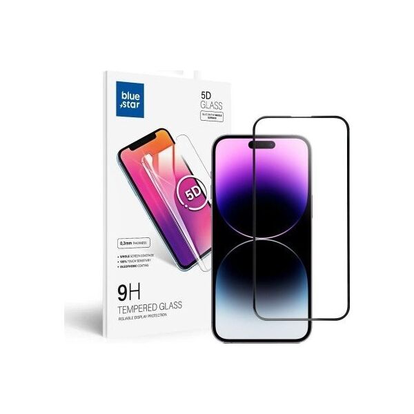 Blue Star Szkło hartowane Blue Star 5D - do iPhone 14 Pro Max (full glue) czarny 13875876 5903396163548