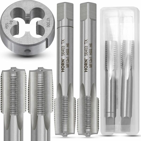 ARTPOL ARTPOL KOMPLET GWINTOWNIKÓW RĘCZNYCH M12x1,00mm  2szt. 13938215 5900171564033