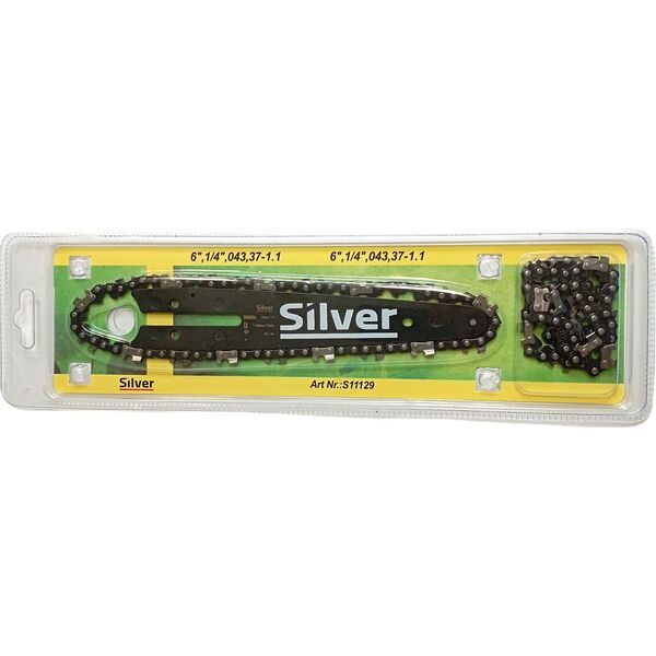Silver SILVER PROWADNICA+2xŁAŃCUCH  12" 3/8" ,050,45-1,3mm 13940093 5907589367515