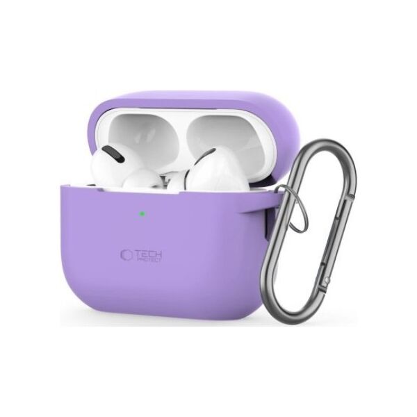 Tech-Protect Etui Tech-Protect Silicone Hook Apple Airpods Pro 1 / 2 Lavender 13942188 5906302313303
