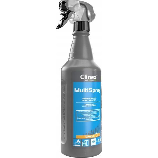 Clinex Clinex Multi Spray Mango - Uniwersalny spray do czyszczenia powierzchni, mango - 1 l 13979713 5907513275435