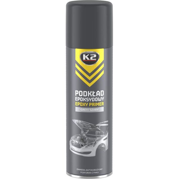 Osram K2 PODKŁAD EPOKSYDOWY Primer ANTYKOROZJA SZARY Zawiera Fosforan CYNKU 500ml 13992369 5906534021434