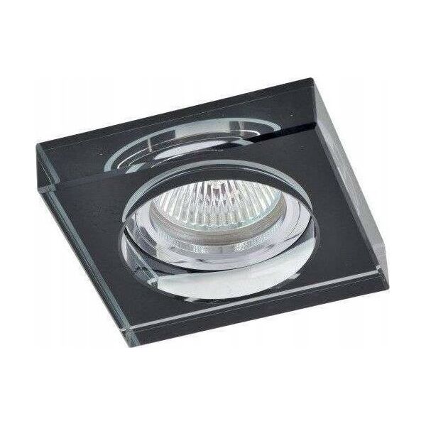 GREENLUX Faroform Crystal-Black S FF002001.0 oczko halogenowe MR16 1x50W GU5,3, transparentny/czarny 13997653 5903021603111