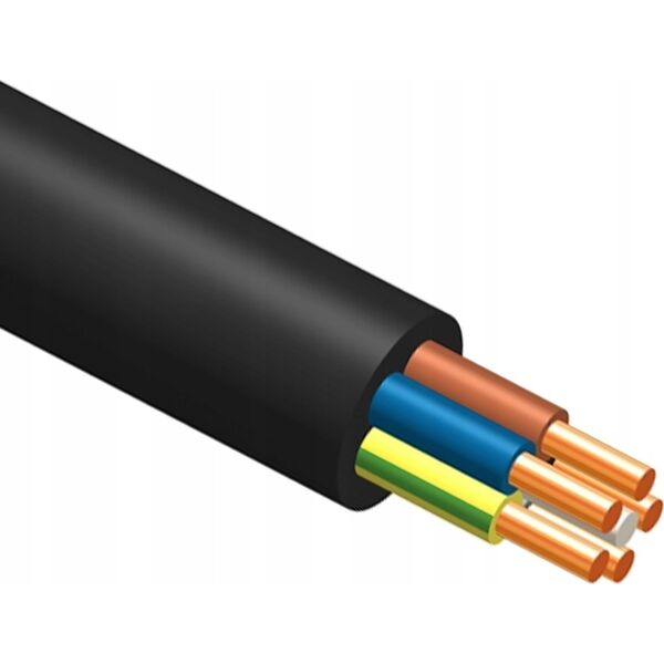 Przewód Śląsk Kabel ziemny elektroenergetyczny YKY 5X4mm2 0,6/1kV bęben NKT 112271058D0500 14007265 5907802032794