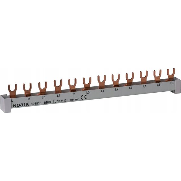 Noark Szyna łączeniowa Noark 103802 1F 100MM 63A 12 MOD. BBUE 1L 10 M12 14014461 8592765038036
