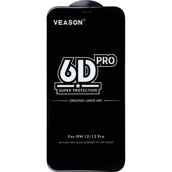 TelForceOne Szkło Hartowane 6D Pro Veason Glass - do Samsung Galaxy A52 5G / A52 LTE (4G) / A52s 5G czarny 14034437 5903396162909
