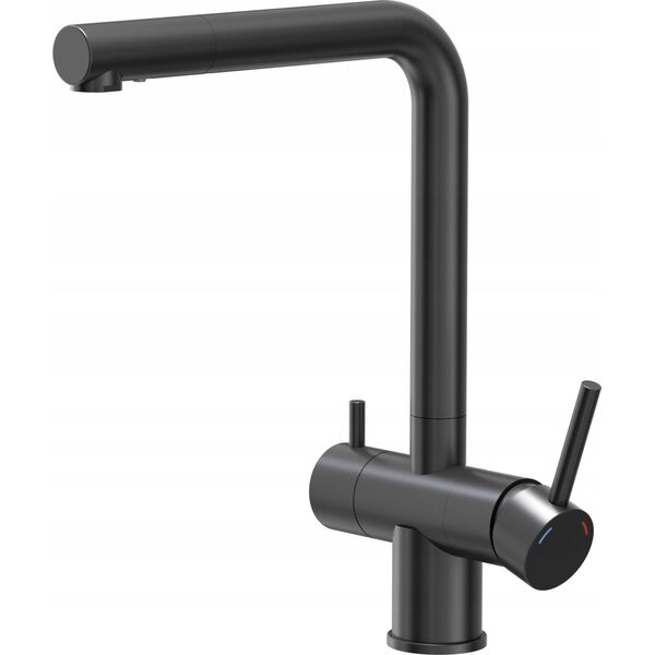 Bateria kuchenna Technika Wody ELLEN bateria kuchenna trójdrożna pure carbon 14046156 5905505506970
