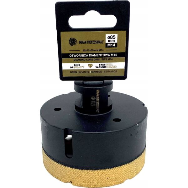 INDIAN PROFESSIONAL KORONA DIAMENTOWA M14  85mm WIERCENIE NA SUCHO /INDIAN PROFESSIONAL 14061231 5904844524676
