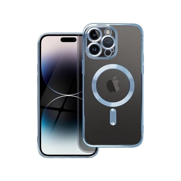 OEM Futerał ELECTRO MAG COVER kompatybilny z MagSafe do IPHONE 14 Pro niebieski 14064313 5903396209123