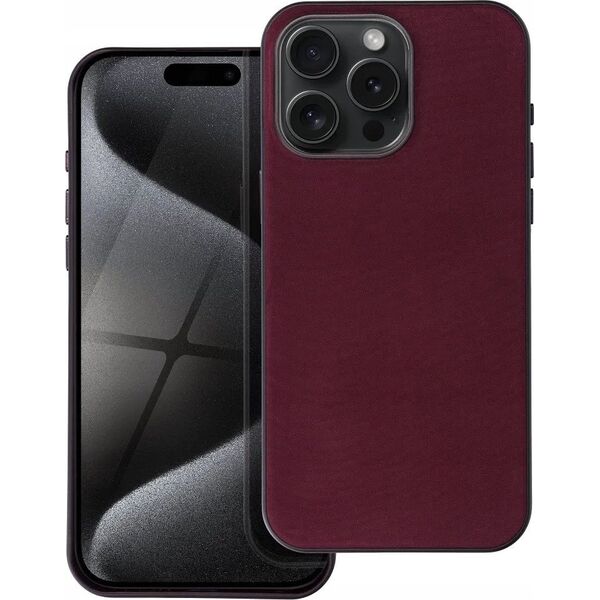 OEM Futerał WOVEN MAG COVER kompatybilny z MagSafe do IPHONE 14 Pro Max burgundowy 14065861 5903396258091