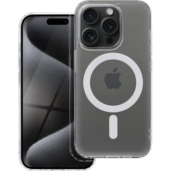OEM Futerał FROST MAG COVER kompatybilny z MagSafe do IPHONE 13 Pro Max transparentny 14066047 5903396274596