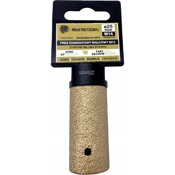 INDIAN PROFESSIONAL FREZ DIAMENTOWY WALCOWY M14  25mm /INDIAN PROFESSIONAL 14068659 5904844524720