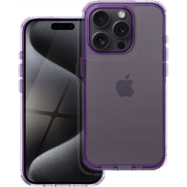 OEM Futerał MATRIX CLEAR do IPHONE 16 jasnofioletowy 14070213 5903396324680