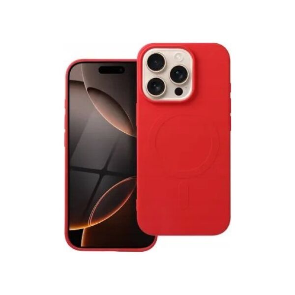 OEM Futerał SILICONE MAG COVER (big hole) kompatybilny z MagSafe do IPHONE 16 Pro czerwony 14078991 5903396304040