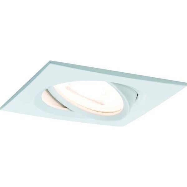 Paulmann Oprawa do wbudowania NOVA COIN LED DIM wychylna 6W 470lm 84x84mm 2700K IP23 230V biały mat 14085372 4000870934890