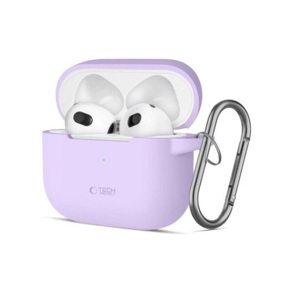 Tech-Protect TECH-PROTECT SILICONE HOOK APPLE AIRPODS 3 LAVENDER 14105127 5906302375080