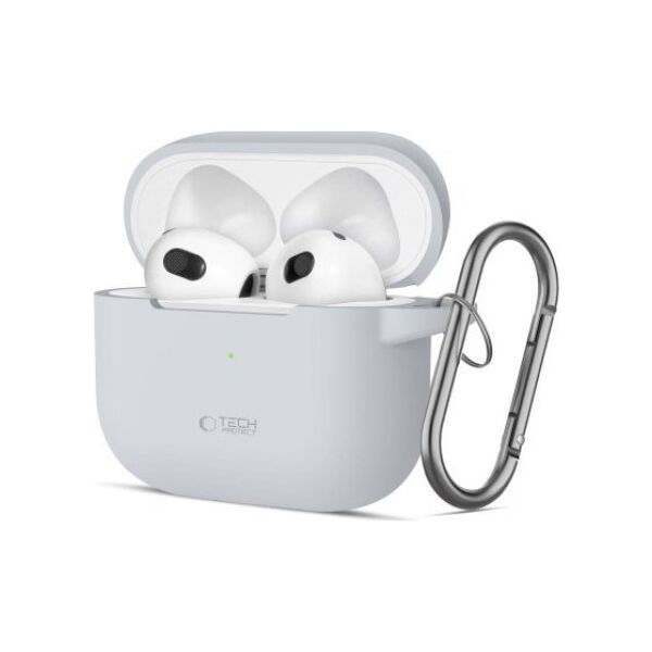 Tech-Protect TECH-PROTECT SILICONE HOOK APPLE AIRPODS 3 CRAYON GREY 14105129 5906302375097