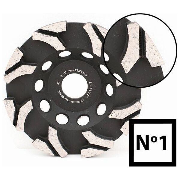 Abraboro Tarcza diamentowa garnkowa 115 x 22 ABRABORO N1 14120962 5999082029502