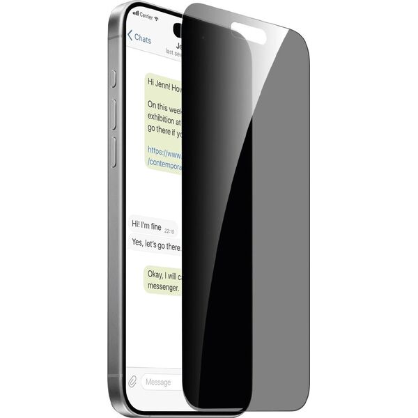 Puro Szkło hartowane Puro Privacy Tempered Glass do iPhone 16 Pro 14127475 8018417485534