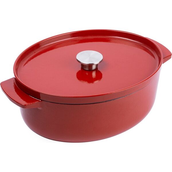 KitchenAid KitchenAid garnek żeliwny owalny 5,6L Empire Red 14139021 4894871009271